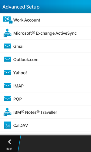 Select "CalDAV".